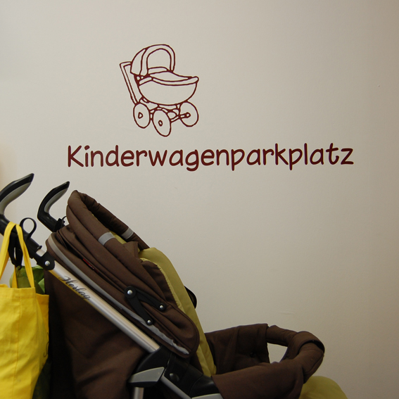 Kindergartenparkplatz